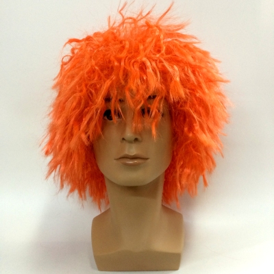 Orange hair short wig fans wig hair