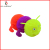 3 joints caterpillar colorful worm puffer plastic toys TPR