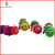 4 joints caterpillar colorful worm puffer plastic toys TPR