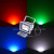 Colorful LED cast light RGB projection lamp waterproof outdoor project 