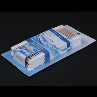 Blister card pack cotton swab 2.8cm