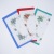Women 100 cotton 28cm white-based printed handkerchiefs( 10pieces in one poly bag)