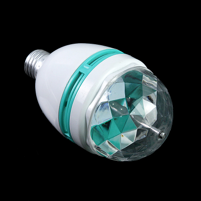 voice control LED 7 colors magic ball LED crystal bulb stage lamp