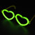heart shape new style glow stick eyeglasses