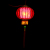 Decorative red lantern trotting horse lamp