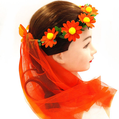 New Bohemian Fashion Hair Accessories Headband The chrysanthemum garland for Women Wedding headwear 