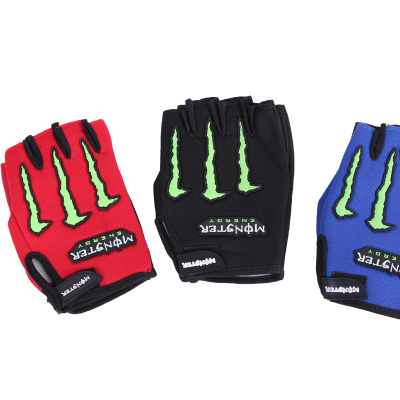 Outdoor sports anti-skid half-finger gloves