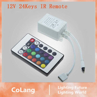 Controller for RGB low voltage lamp belt and 24 keys