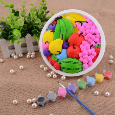 Children diy hand painted plaster coloring Creative Painting Set