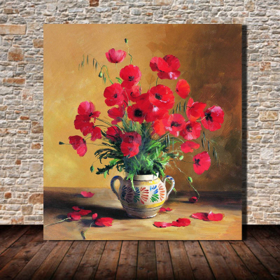 The flower diy diamond painting with full Diamond Cross Stitch 48*58cm