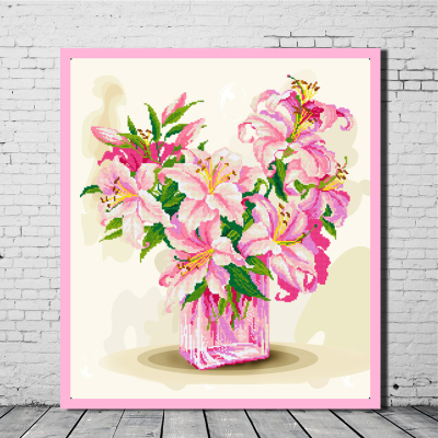 2016 handmade gift room decoration painting flower diy diamond painting 50*50CM