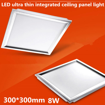 LED ultra thin integrated ceiling panel light 300*300mm-8W(For the Middle East and Southeast Asia )