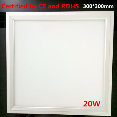 LED  integrated ceiling panel light 300*300mm-20W（For  Europe and America  ）Certified by CE and ROHS