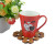 Valentine's day Design Ceramic Mug for 280ml of red color