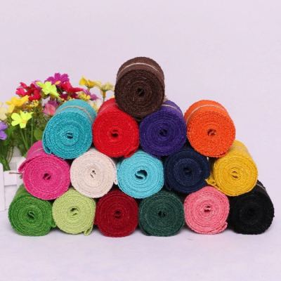 Color linen lace Flowers packaging materials