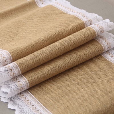 Wedding items table flag Lace table linen flag Bud silk linen