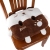 Crystal velvet  cartoon cushion dining chair cushion