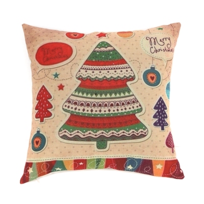 Christmas printing fashion throw pillow home furnishing throw pillow 