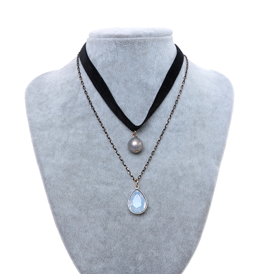 Korean style double-layer all-match necklace women's fashion necklace