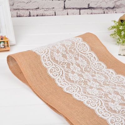 Wedding items table flag Lace table linen flag Bud silk linen