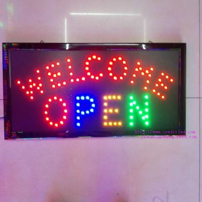 LED SIGN BOARD WELCOME OPEN