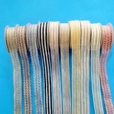 2.8cm Color silk hemp rope ribbon fish pick hemp