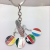 circular ring Flag Key metal crafts Keychain can be customized