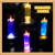 colorful rotating candle light water turn sequins colorful lights USB candle lamp light color