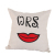 Couple embroidery throw pillow sofa cushion