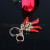 Factory wholesale red red red pepper pepper souvenir key buckle