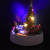 Manufacturers selling Christmas ornaments Christmas music box rotating Santa Snowman Nightlight