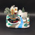 Manufacturers selling Christmas ornaments Christmas music box rotating Santa Snowman Nightlight