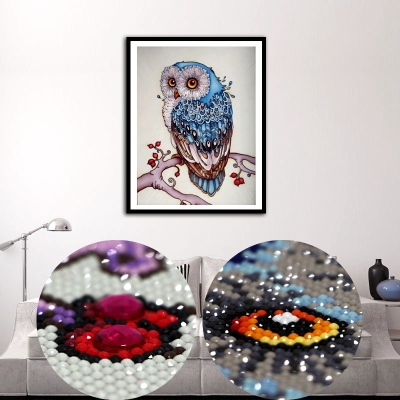 Full Diamond Painting Animal Owl,5DCross Stitch,3D,Diamond Mosaic,Needlework