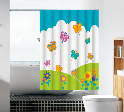 Spot print shower curtain factory direct sales