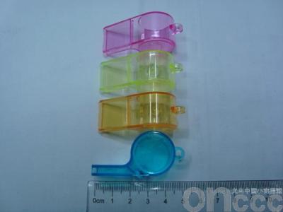 Transparent plastic whistle whistle race supplies field supplies SD5041