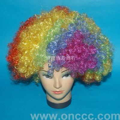 Colorful Fluff Curly Wig