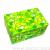 Green love pattern storage box,  folding storage box,  water-proof storage box