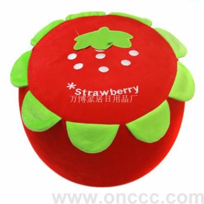 Strawberry Inflatable Storage Stool