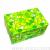 Green love pattern storage box,  folding storage box,  water-proof storage box