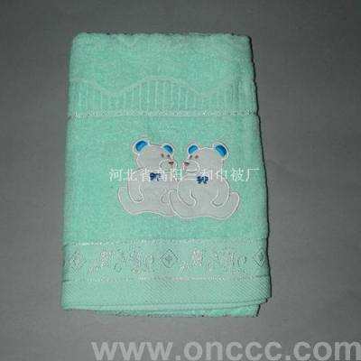 Little bear pattern towel