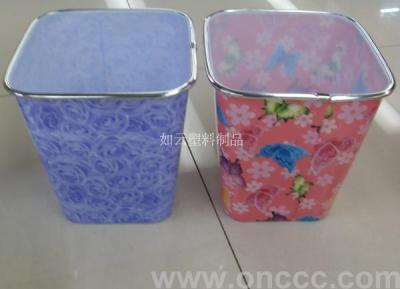 Wholesale supply of plastic square phnom penh paper cylinder 091 trash cans