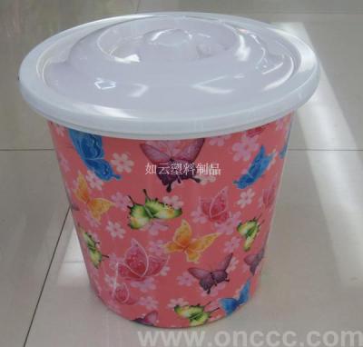 Wholesale supply of plastic printing bucket 8618