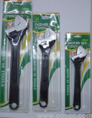 Black Adjustable Wrench