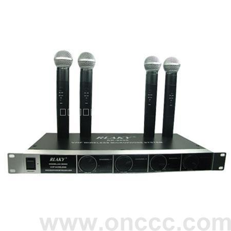 Wireless Four Microphones One for Four Home Conference KTV Stage Wedding Performance