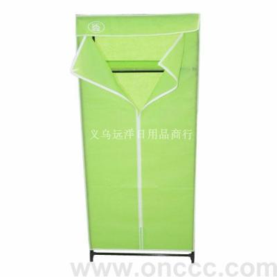 Green foldable luggage cloth wardrobe