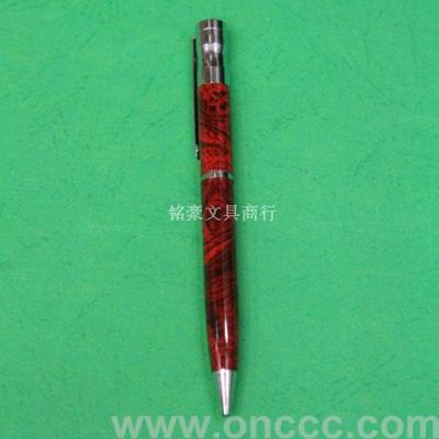 Metallic red and black color ballpoint pen