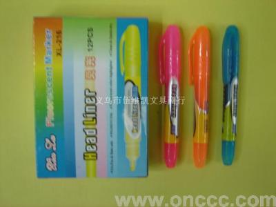 Fluorescent pen 216 using environmentally friendly ink