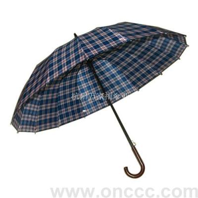 Lattice long umbrella super anti - typhoon straight rod umbrella