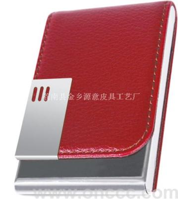 Imitation Leather Metal Cardcase OZX-9114