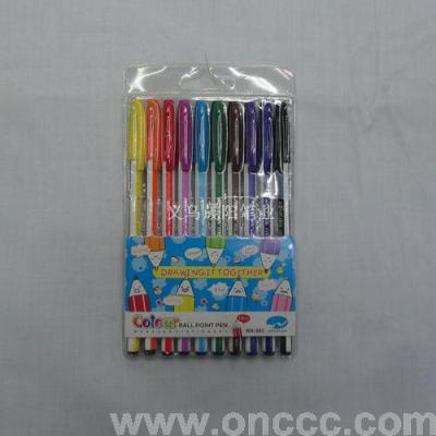 Sheng Yang ten-color ballpoint pen brush colouring pens children's painting colour ballpoint pen